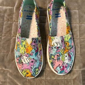 New TOMS My Little Pony Kids Slip-On Shoes - Girl’s 3Y